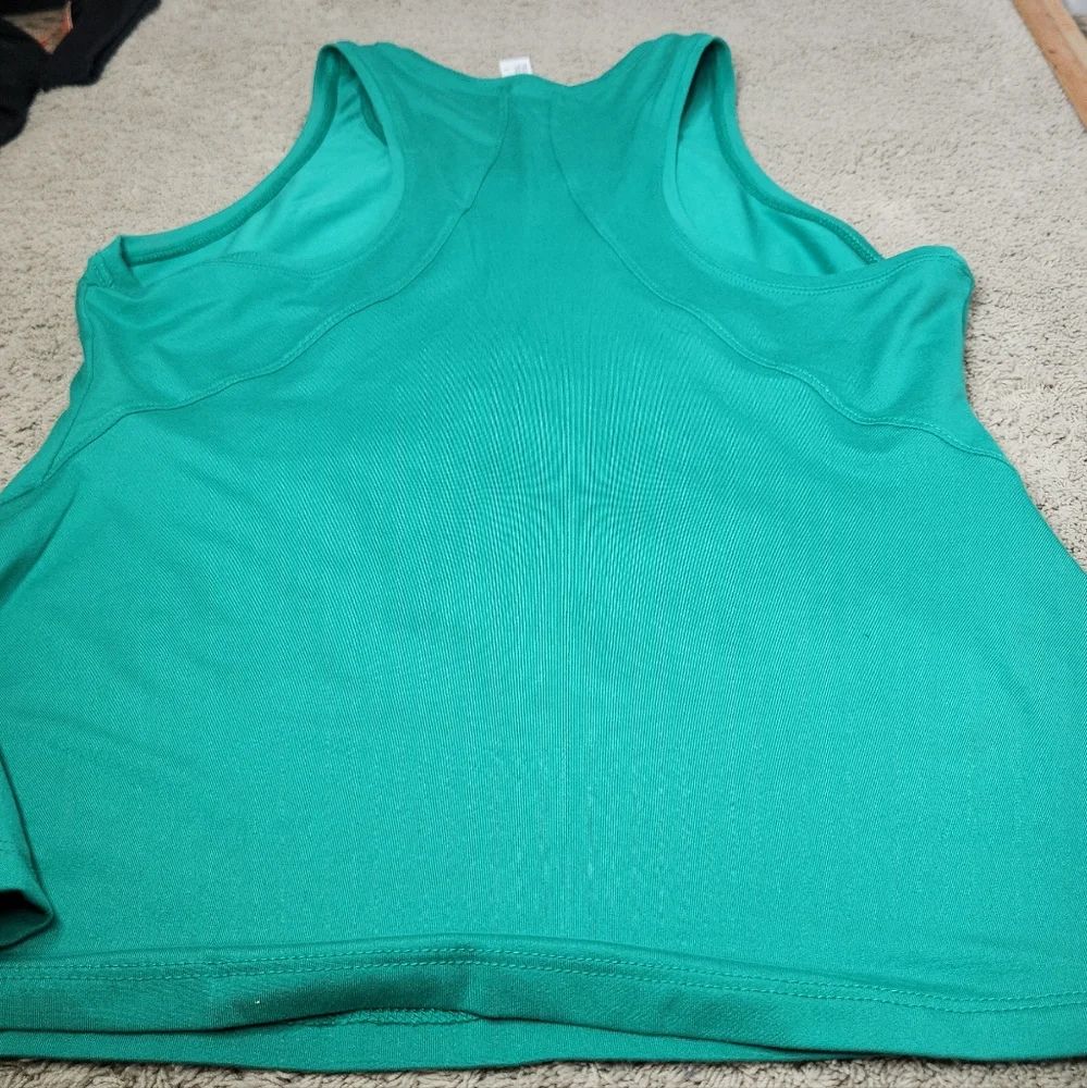 Women's Green Racerback Tank Top - All In Motion - S - Picture 5 of 7